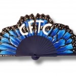Une photo, votre éventail, celui là est en satin