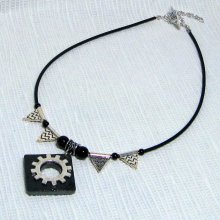 collier pendentif steampunk 