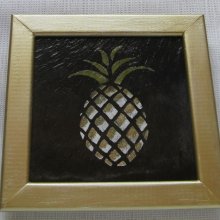 Ananas su ardesia, creazione unica