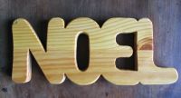 NOEL in lettere di legno