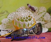 spille per cappelli con perline, occhiali con strass