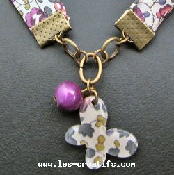 Ciondolo per collana in sbieco Liberty