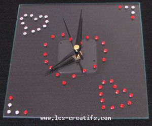 decorare un orologio con strass
