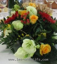 bouquet floreale da tavolo per matrimonio