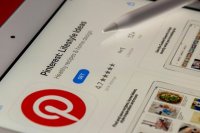 ecran con Pinterest