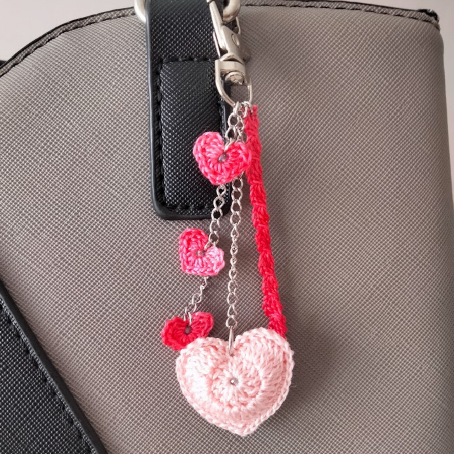 Borsa gioiello "Cuore" Rosa