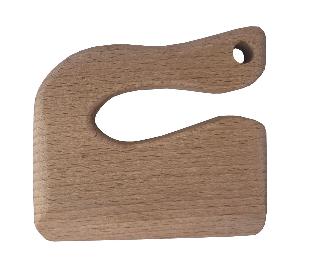 Coltello e tagliere in legno di faggio per bambini