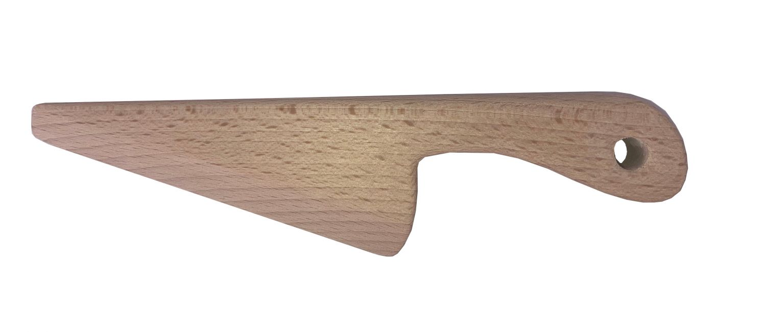 Coltello e tagliere in legno di faggio per bambini