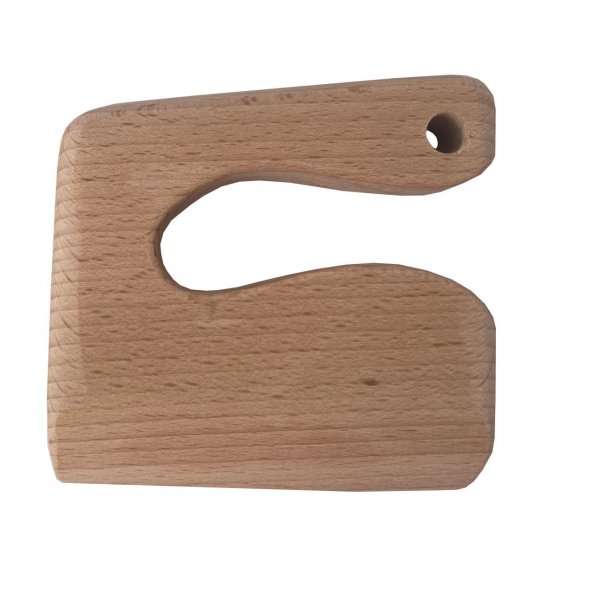 Coltello e tagliere in legno di faggio per bambini