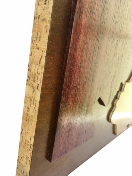 Orologio gigante in legno "Il bacio