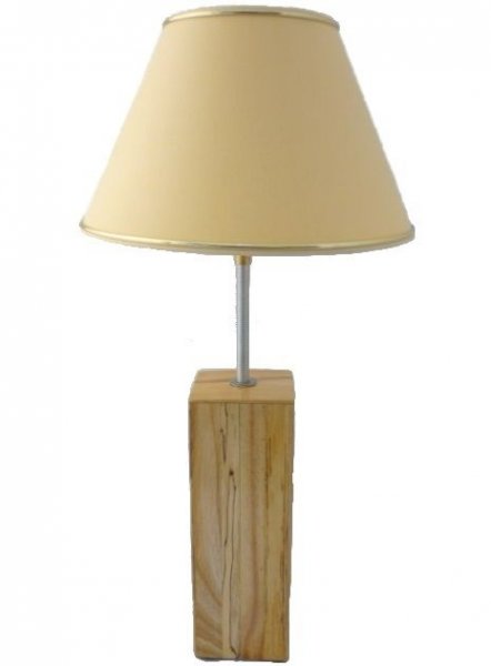 Lampada da tavolo 56 cm, Legno nobile: Frassino, Betulla marmorizzata