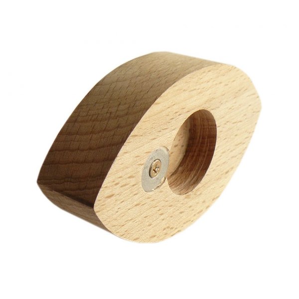 Apribottiglie / apribottiglie in legno di faggio modello: palla da rugby