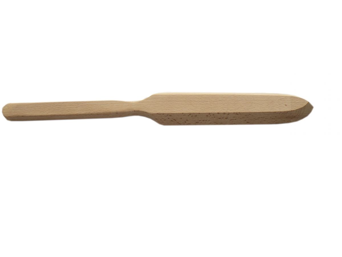 Spatola per crepe Ø 20 manico lungo in legno 39 cm