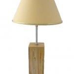 Lampada da tavolo 56 cm, Legno nobile: Frassino, Betulla marmorizzata