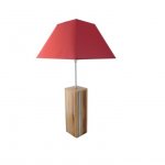 Lampada da tavolo 76 cm, Legno nobile: Prugna, Ciliegio, Sequoia, Faggio