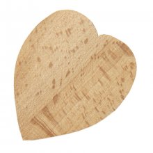 Apribottiglie / apribottiglie in legno di faggio modello : cuore