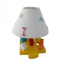 Lampada da comodino per bambini 'The Puzzle' H 30 Cm