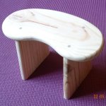 Panca da meditazione fissa in legno massiccio
