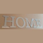 Lettera decorativa HOME in zinco 20 cm