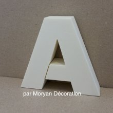 Lettera in polistirolo ARIAL BLACK