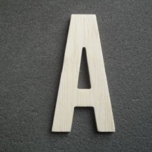 Modello di lettera in legno ALTERNATE GOTHIC