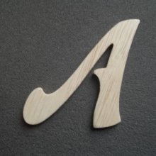 Modello di lettera in legno FUNNY