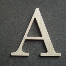 Modello di lettera in legno LOFT