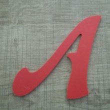 Lettera in plastica PVC colore FELIPE