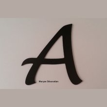 Lettera di plastica PVC nero LUCIDA HANDWRITING