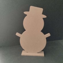 Supporto in legno per decorare SNOWMAN