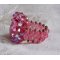 Anello Rose Royale con sfaccettature e cabochon di cristallo Swarovski