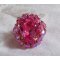 Anello Rose Royale con sfaccettature e cabochon di cristallo Swarovski