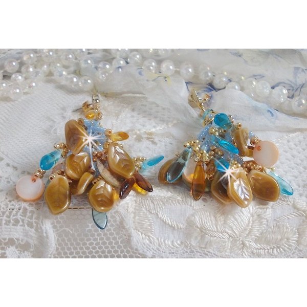 BO Cheyenne con paillettes in madreperla e pugnali in vetro boh&eacute;mien