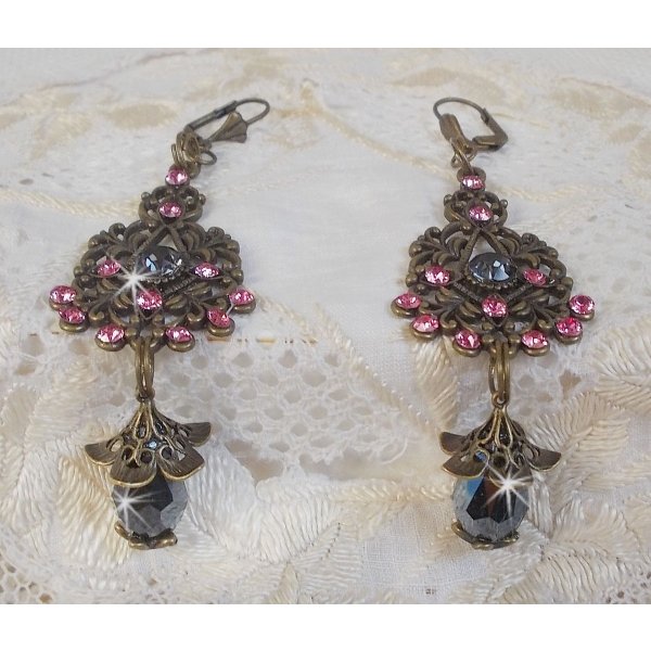 BO Irresistible Love Collection con cristalli Swarovski montati su portacandele in filigrana di bronzo