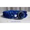 Bracciale Night Blue con perle e sfaccettature in vetro perlato