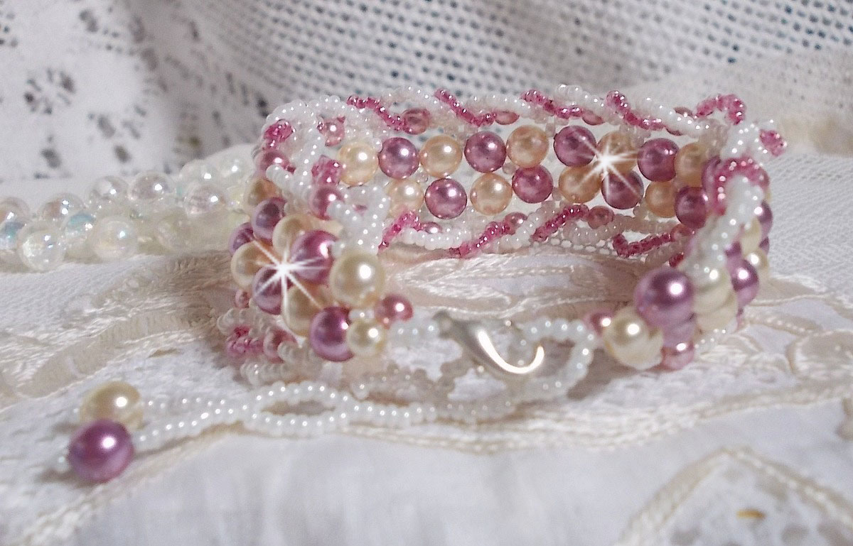 Bracciale relax con perle di cristallo Swarovski