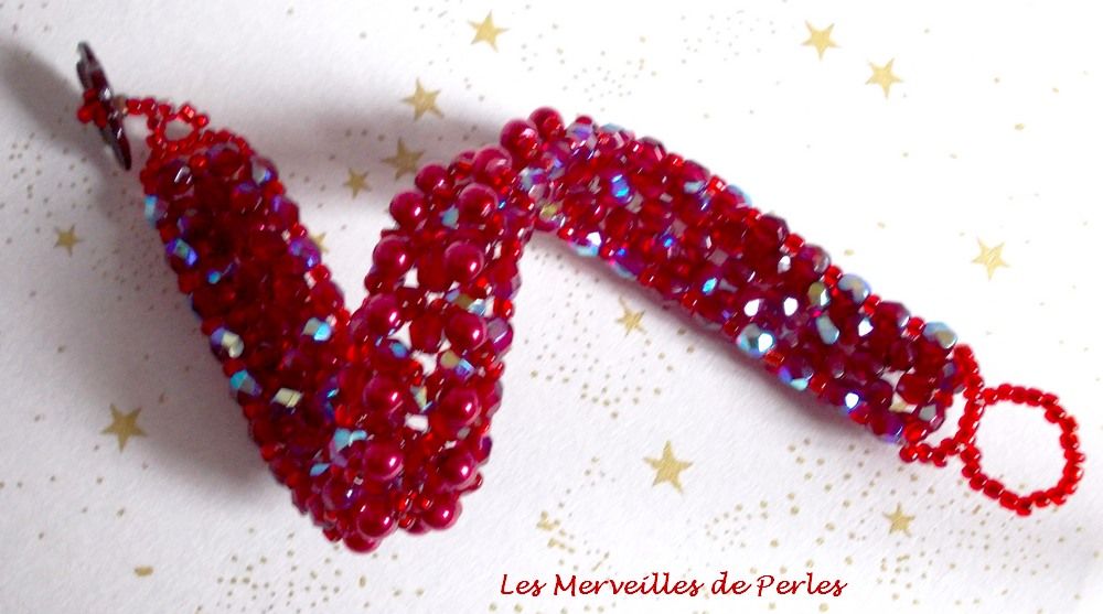 Bracciale di perle Myrella con sfaccettature e perle