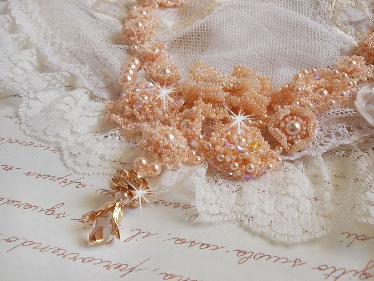 Collana Idylle Beauté Haute-Couture, solo perle e perline Swarovski 