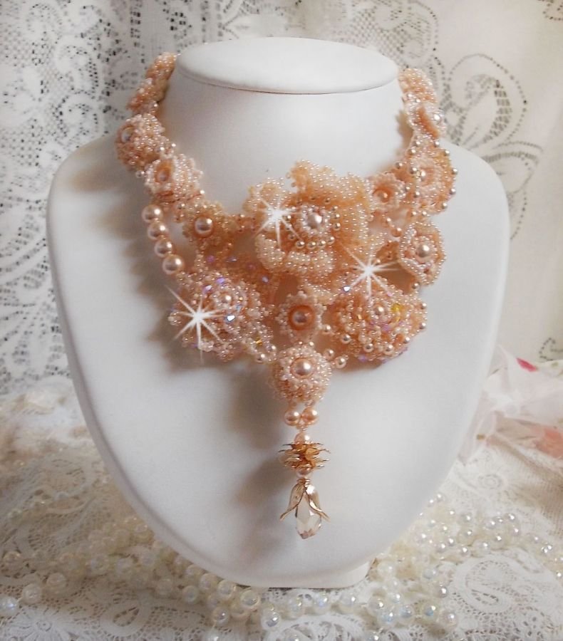 Collana Idylle Beauté Haute-Couture, solo perle e perline Swarovski 