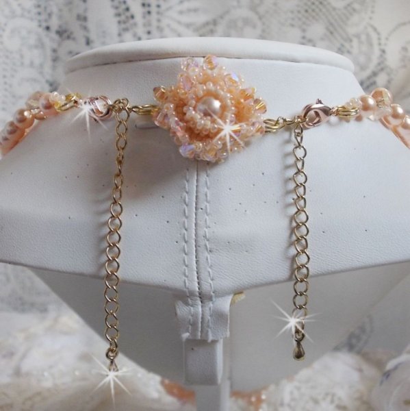 Collana Idylle Beaut&eacute; Haute-Couture, solo perle e perline Swarovski 