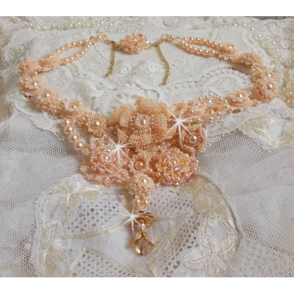 Collana Idylle Beaut&eacute; Haute-Couture, solo perle e perline Swarovski 