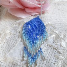 Ciondolo Soft Blue Dreams creato con perle di qualità Sky Blue, zaffiro e argento con accessori in argento 925/1000.