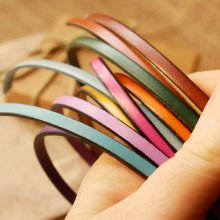 Bracciale da polso in 4 pelli a scelta