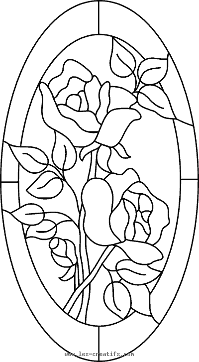 modèle windows color coloriage fleur