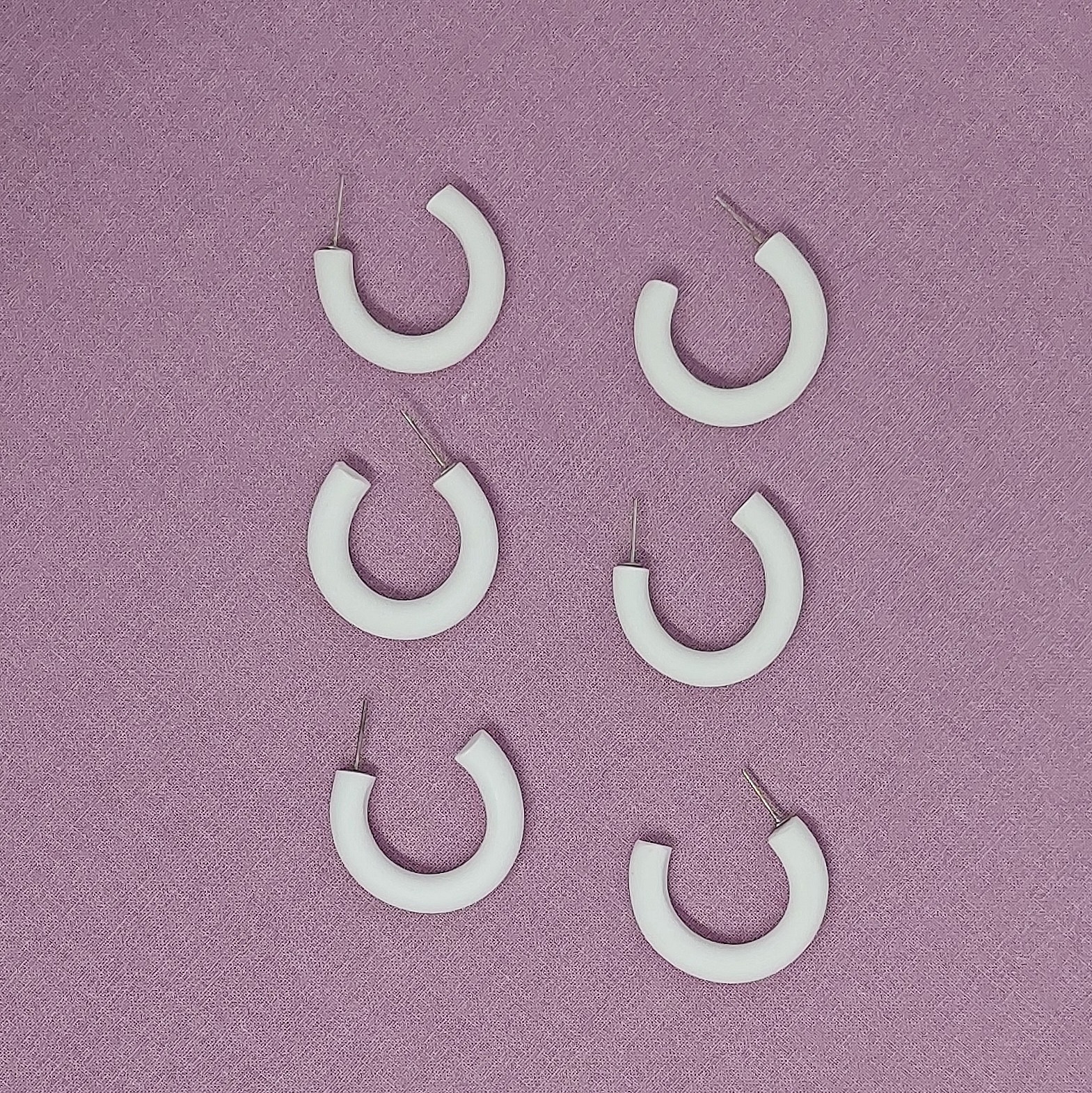 Cr&eacute;oles blanches mat et unies