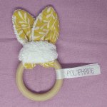 Déco lapin pour chambre de bébé Jaune