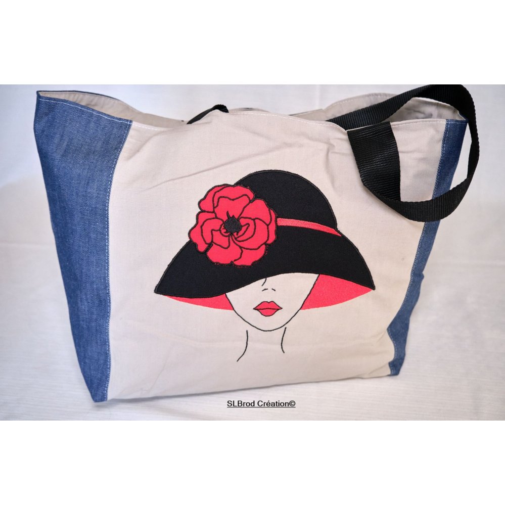 Borsa della spesa Donna con cappello